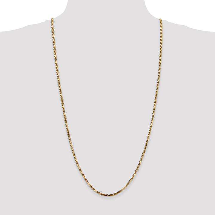 14k 2.5mm Franco Chain