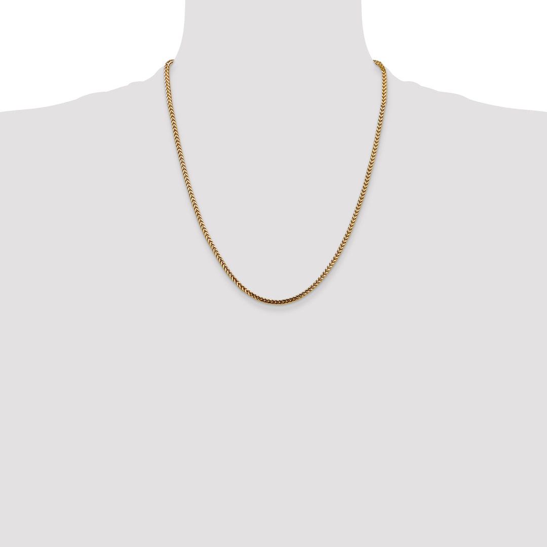 14k 2.5mm Franco Chain