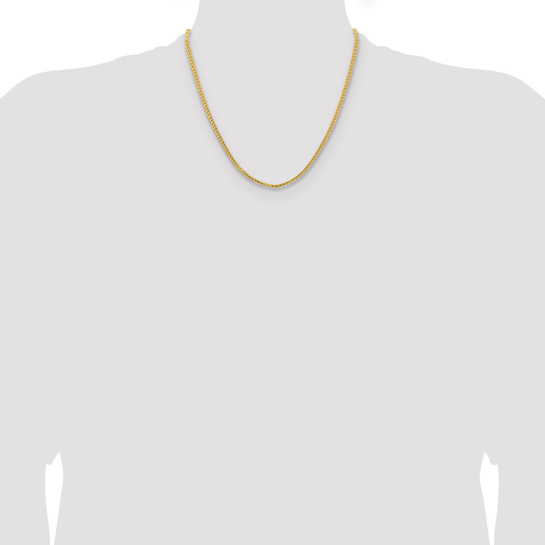14k 3mm Franco Chain