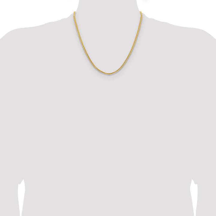14k 3mm Franco Chain