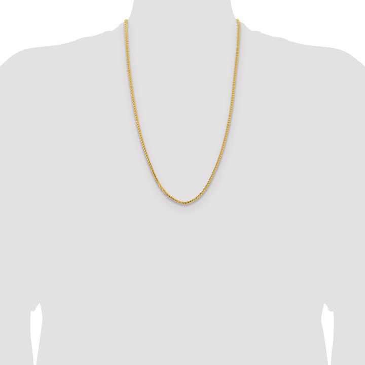 14k 3mm Franco Chain
