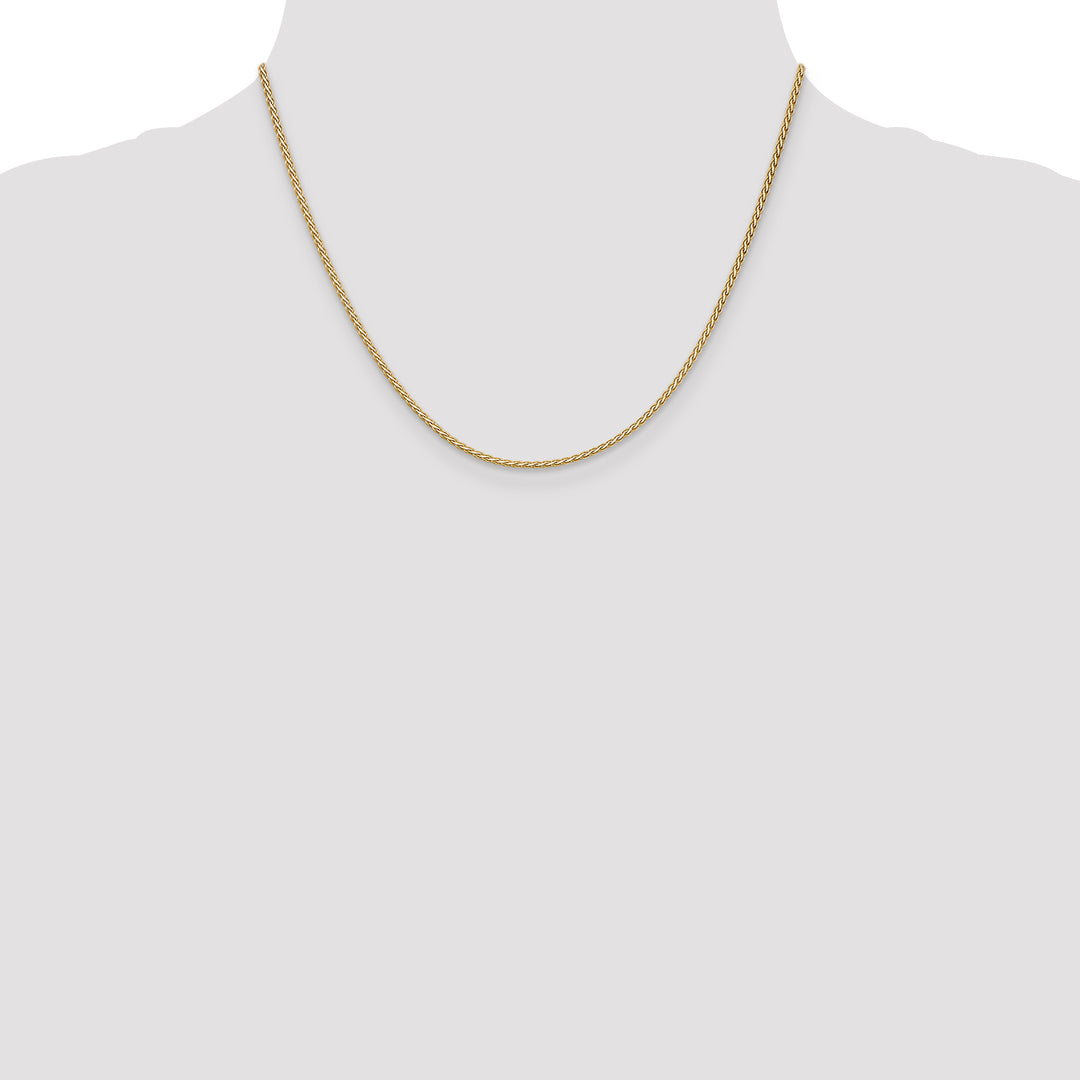 14k 1.9mm Flat Wheat Chain