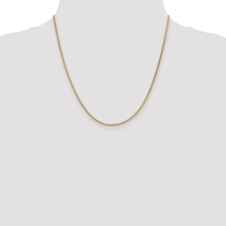 14k 1.9mm Flat Wheat Chain