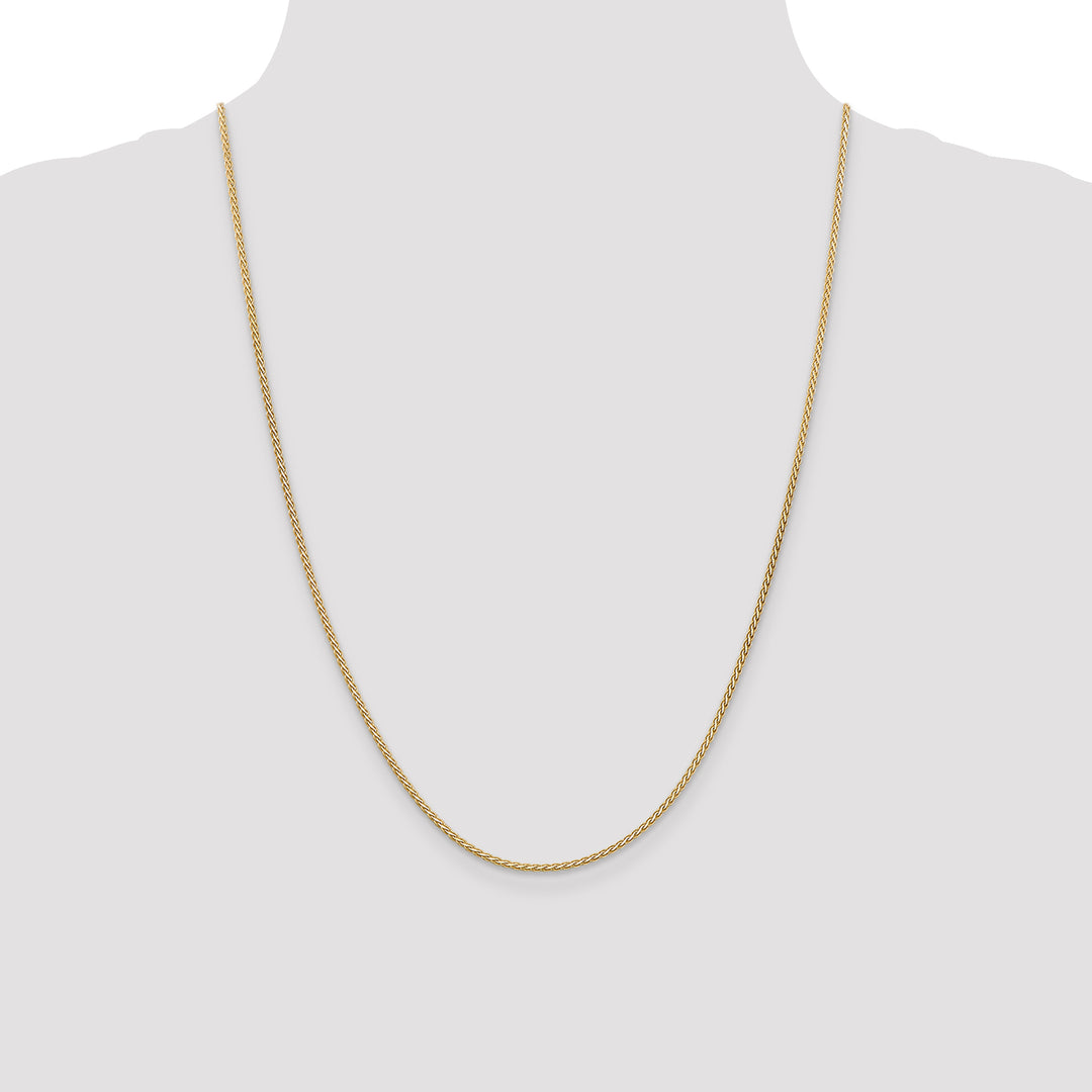 14k 1.9mm Flat Wheat Chain