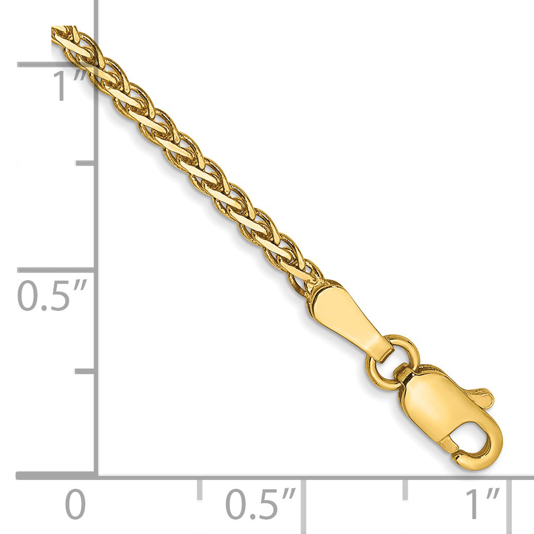 14k 1.9mm Flat Wheat Chain