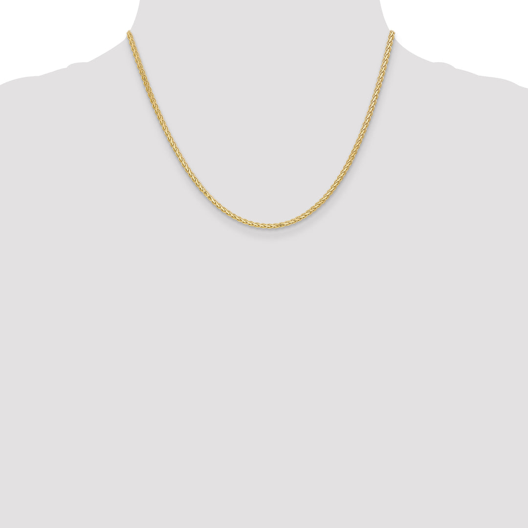 14k 2.3mm Flat Wheat Chain