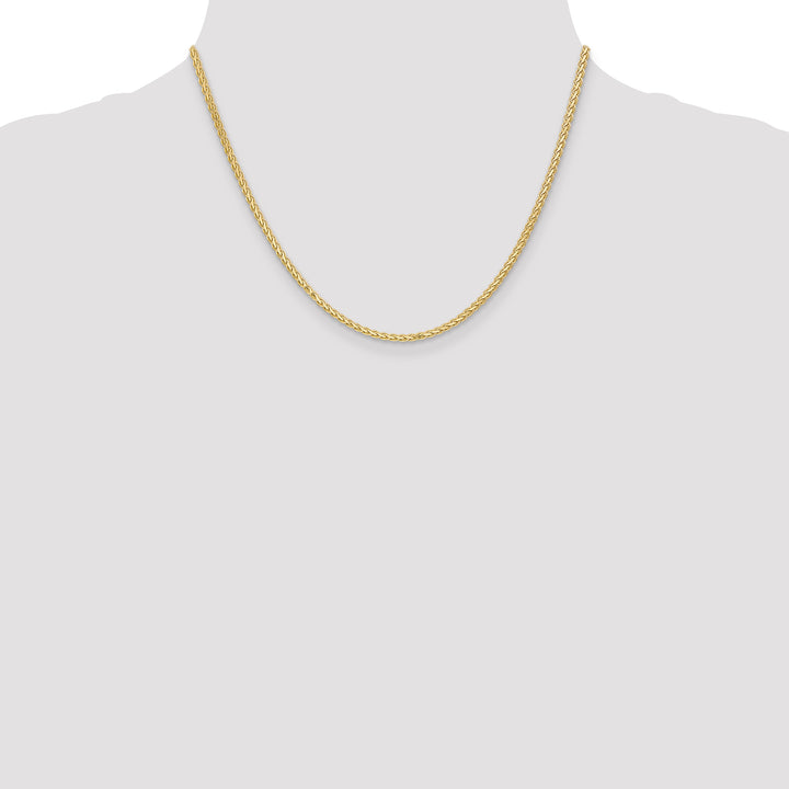 14k 2.3mm Flat Wheat Chain