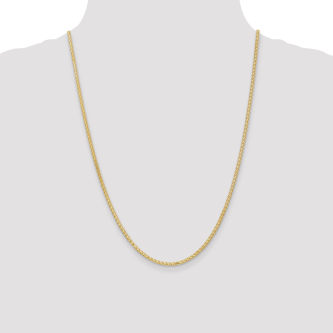 14k 2.3mm Flat Wheat Chain