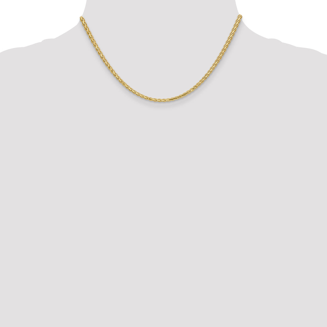 14k 2.8mm Flat Wheat Chain