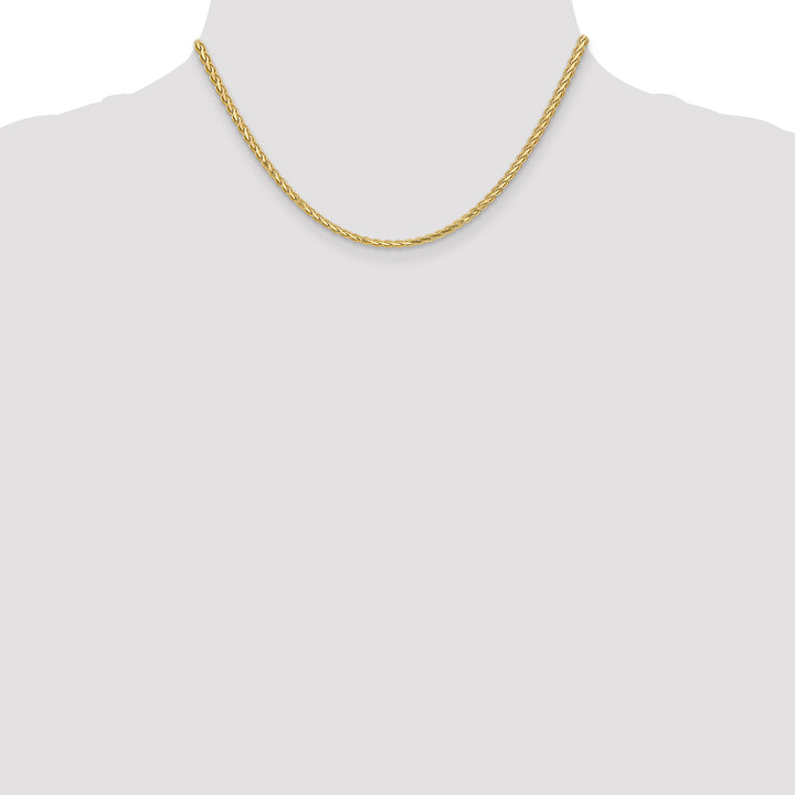 14k 2.8mm Flat Wheat Chain