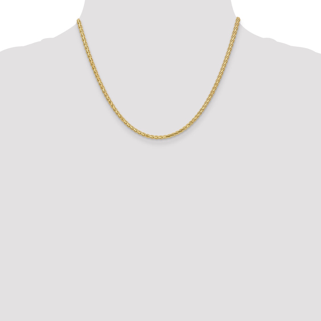 14k 2.8mm Flat Wheat Chain