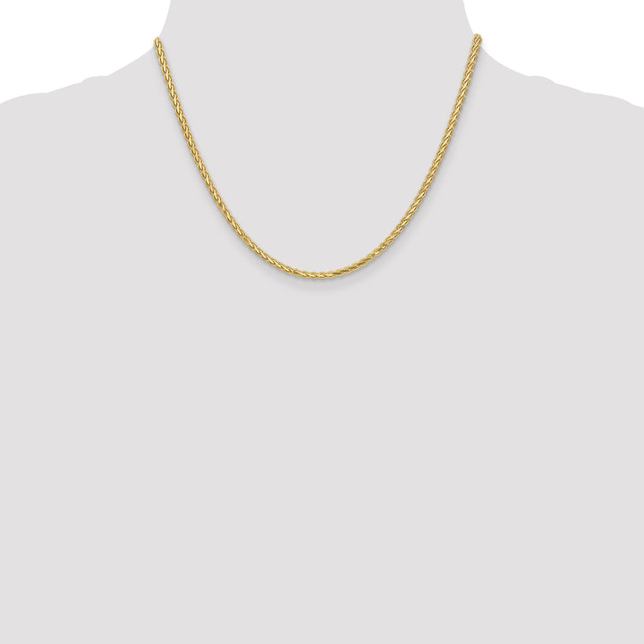 14k 2.8mm Flat Wheat Chain