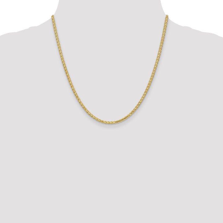 14k 2.8mm Flat Wheat Chain