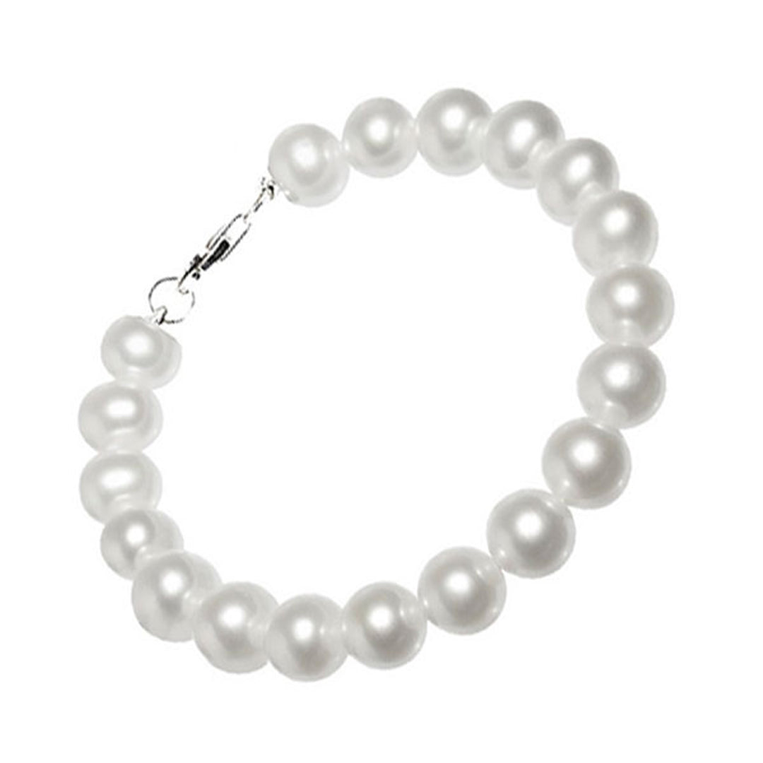 Silver Pearl Bracelet