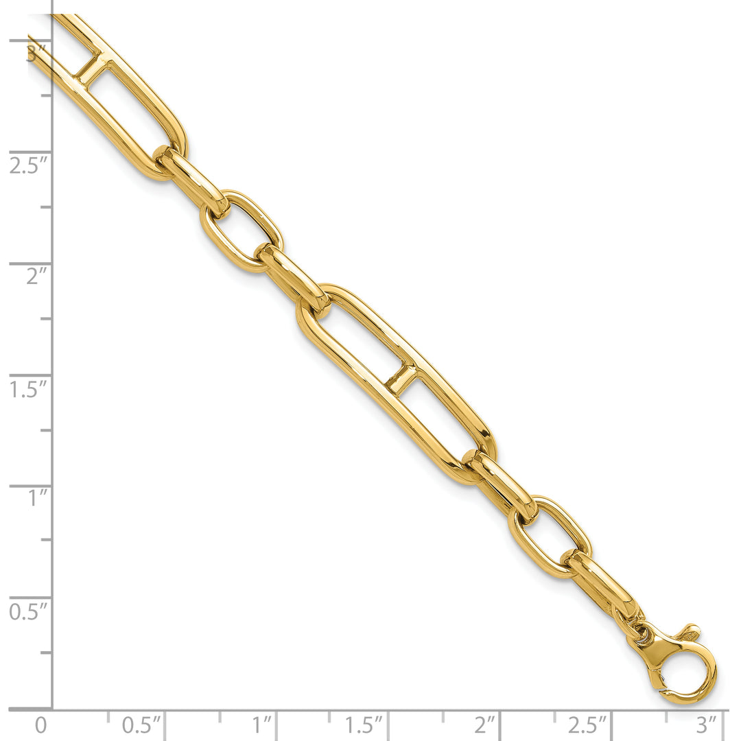 14K Fancy Link Bracelet