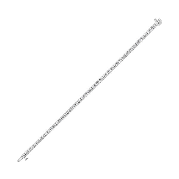 14Kt White Gold Diamond 5Ctw Bracelet