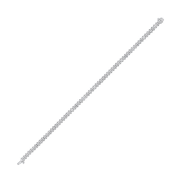 14Kt White Gold Diamond 7Ctw Bracelet