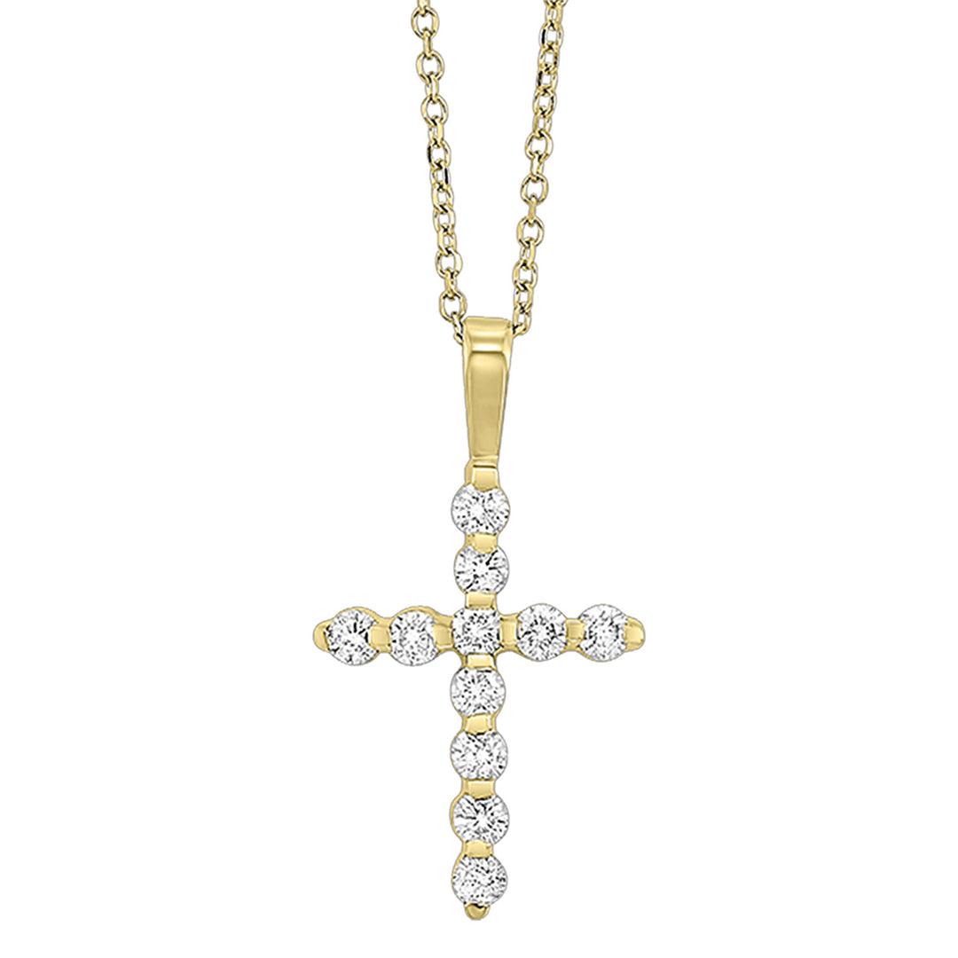 14Kt Yellow Gold Diamond 1/2Ctw Pendant