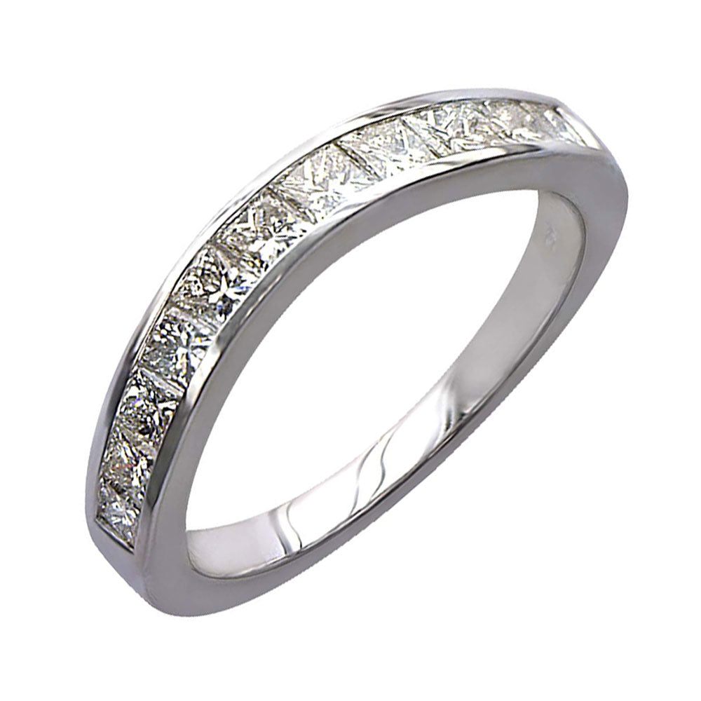 14Kt White Gold Diamond 3/4Ctw Ring