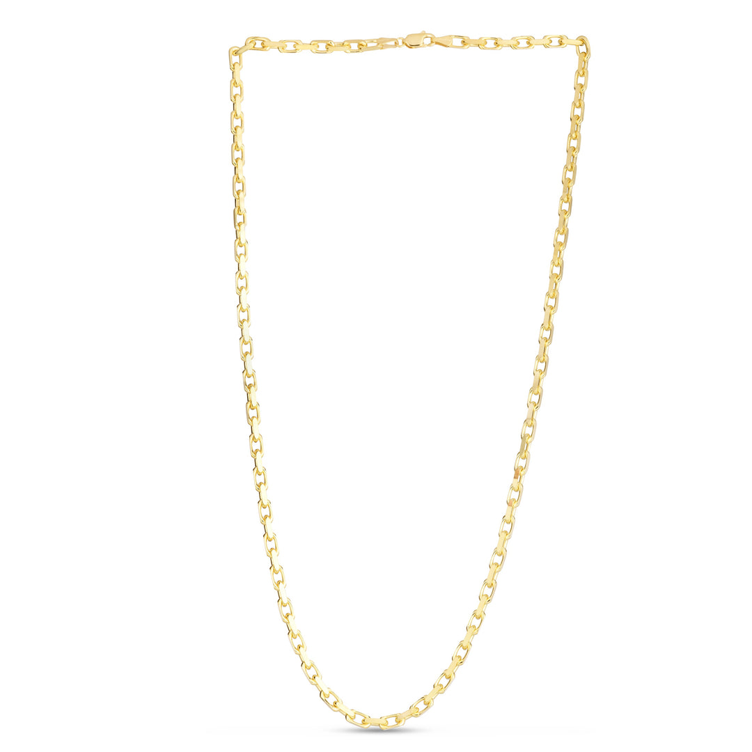 14K Gold 20"" 3.6mm French Cable Chain