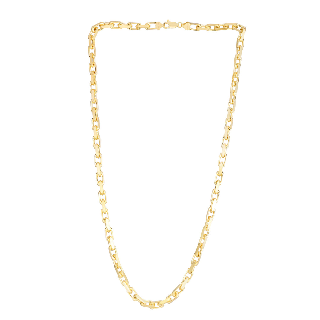 14K Gold 22"" 4.8mm French Cable Chain