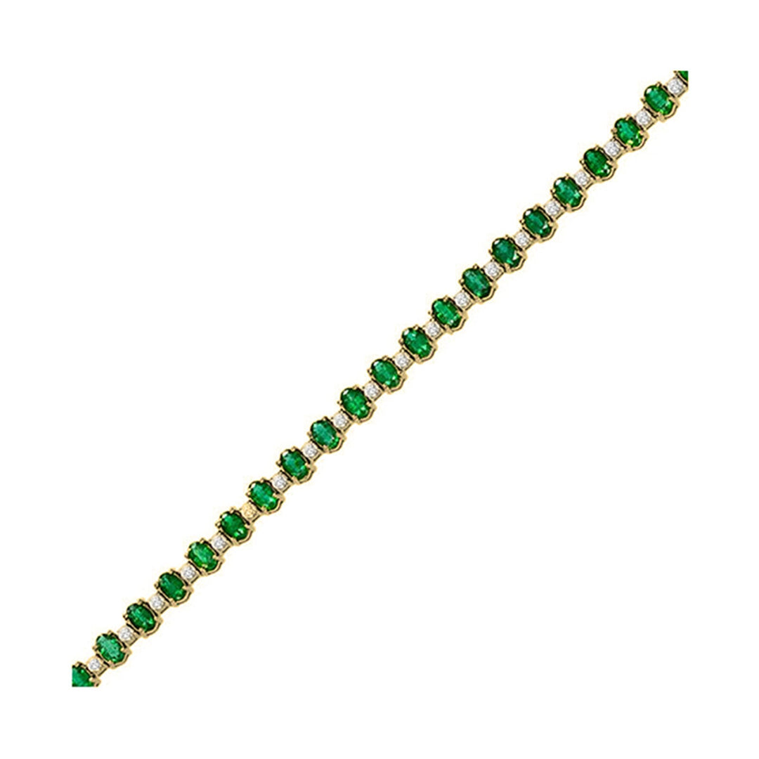 14Kt Yellow Gold Diamond 1 5/8Ctw Bracelet