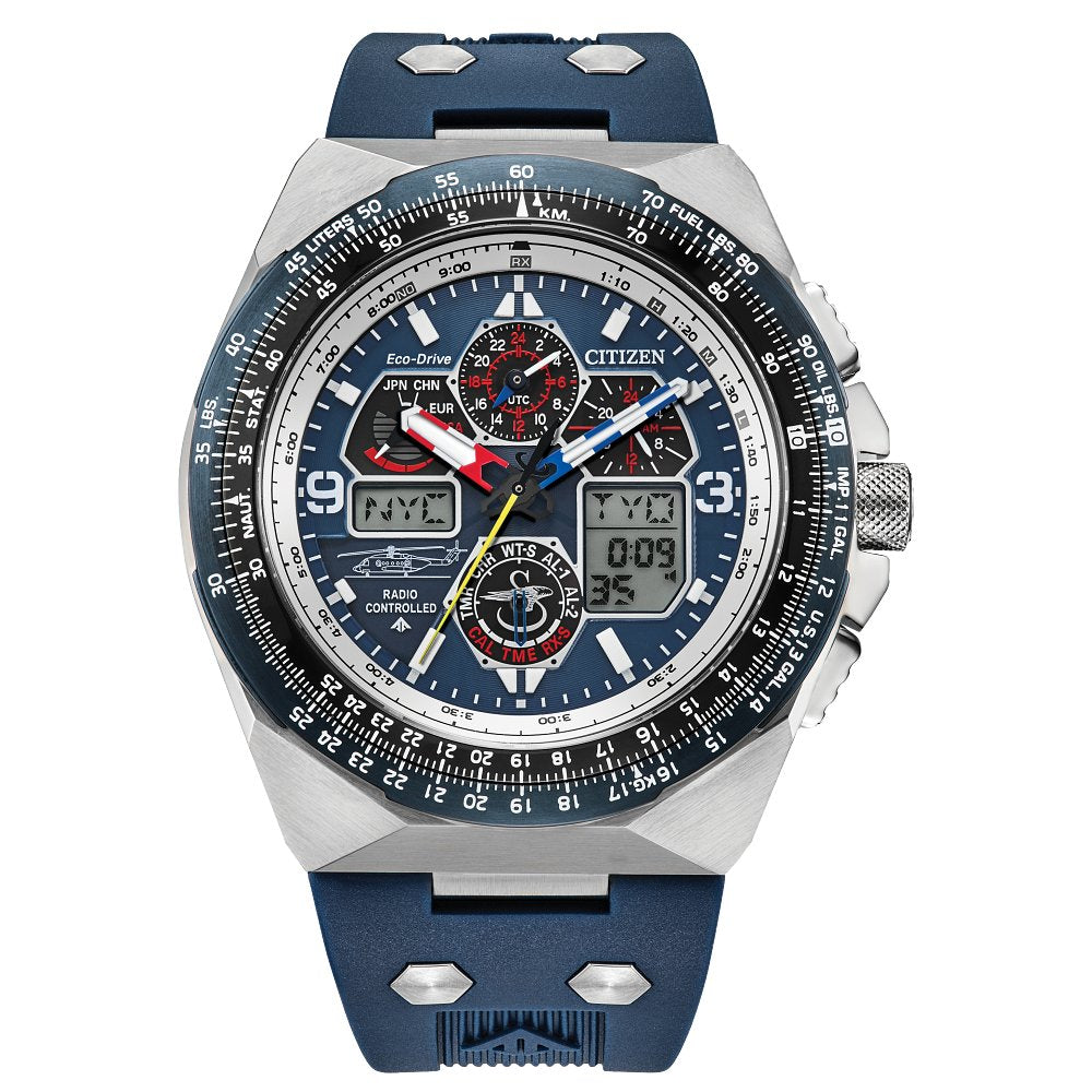 MEN ECO WR200 SS STRA BLUE