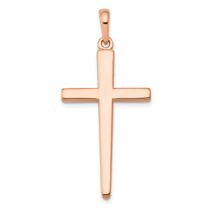 14k Rose Gold Cross Pendant