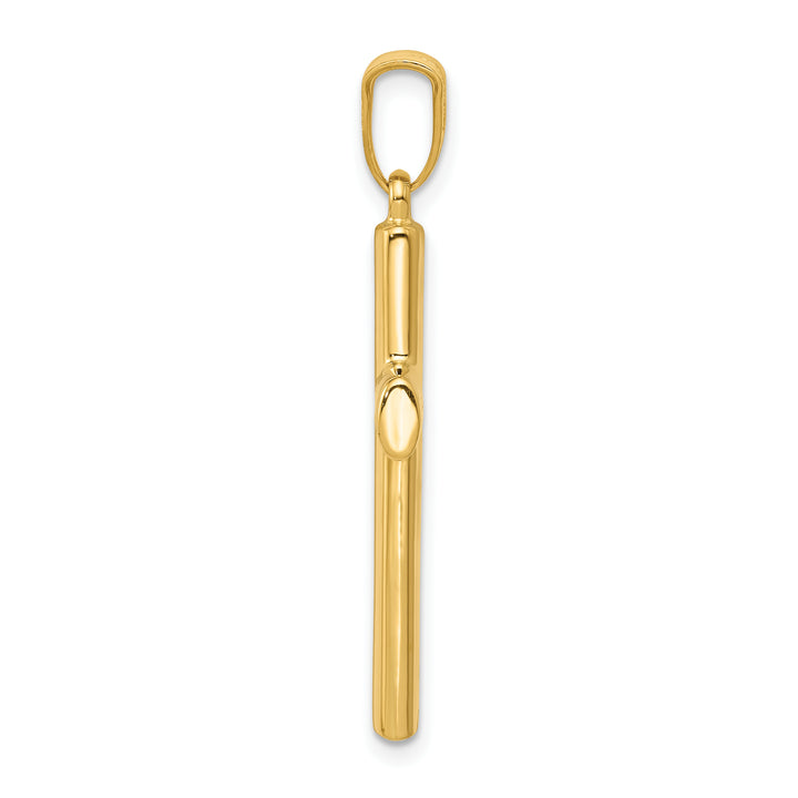 14k Hollow Cross Pendant