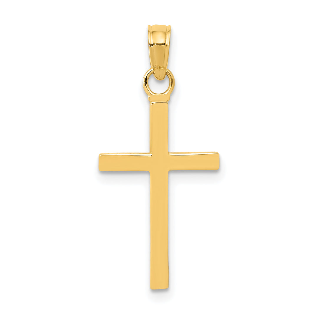 14k Polished Cross Pendant