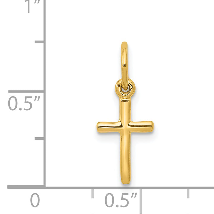 14k Small Cross Charm