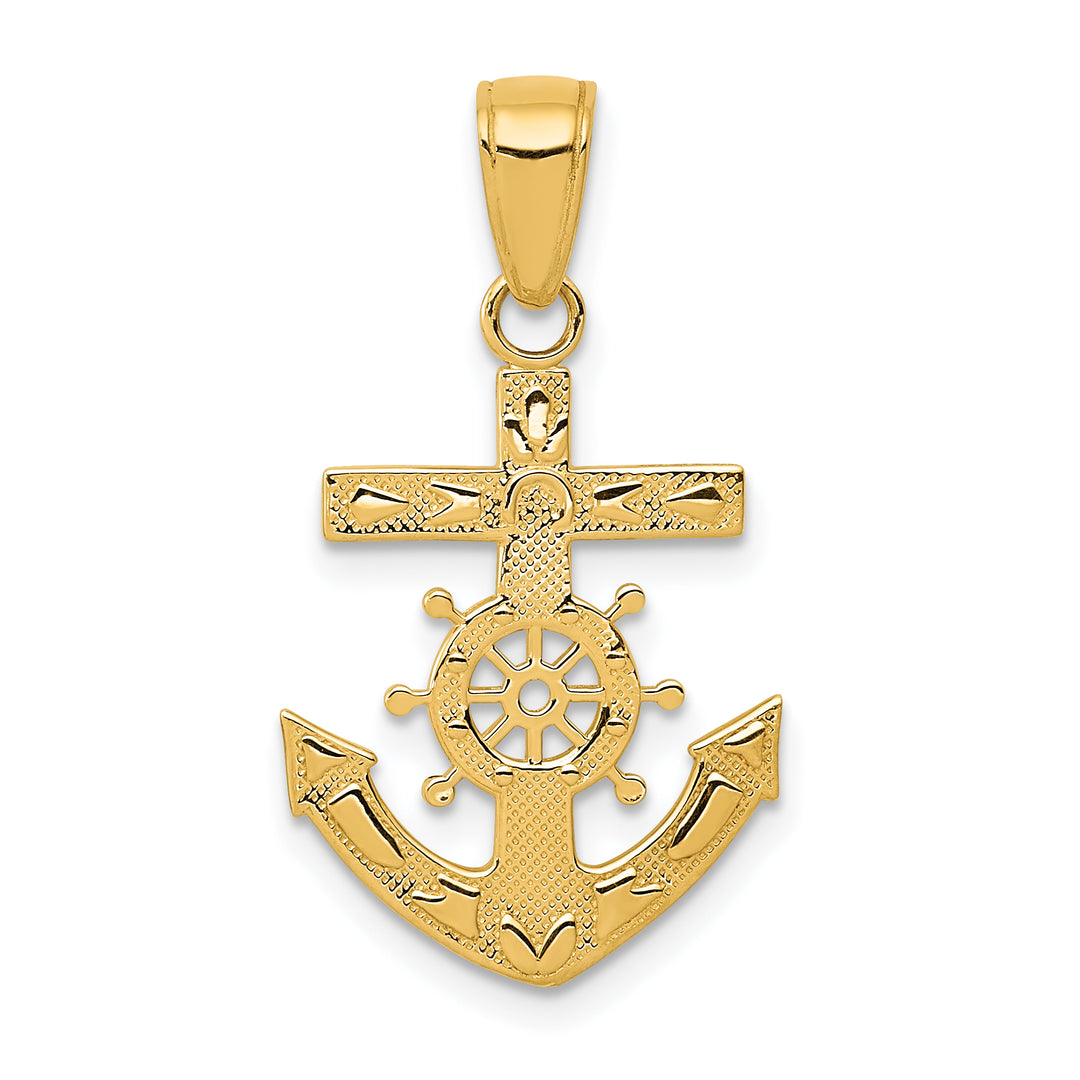 14k Mariners Cross Pendant