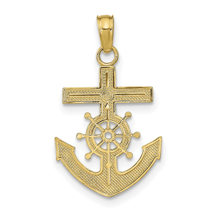 14k Mariners Cross Pendant