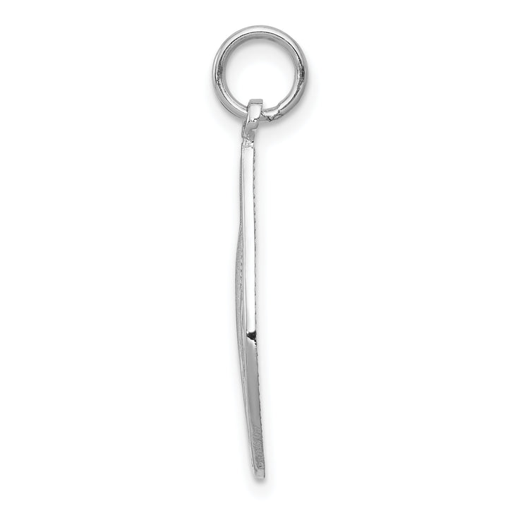 14k White Gold Mary Blessed Virgin Charm