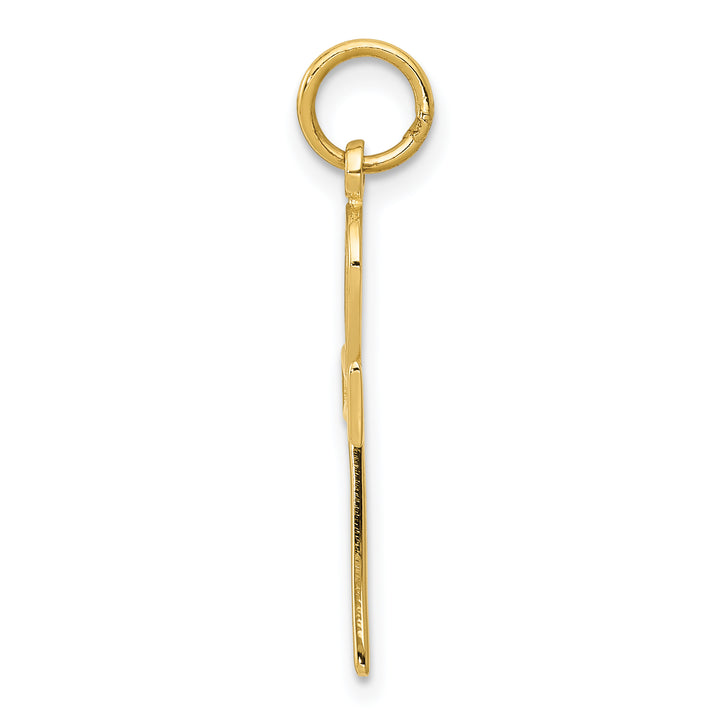 14k Ankh Cross Charm