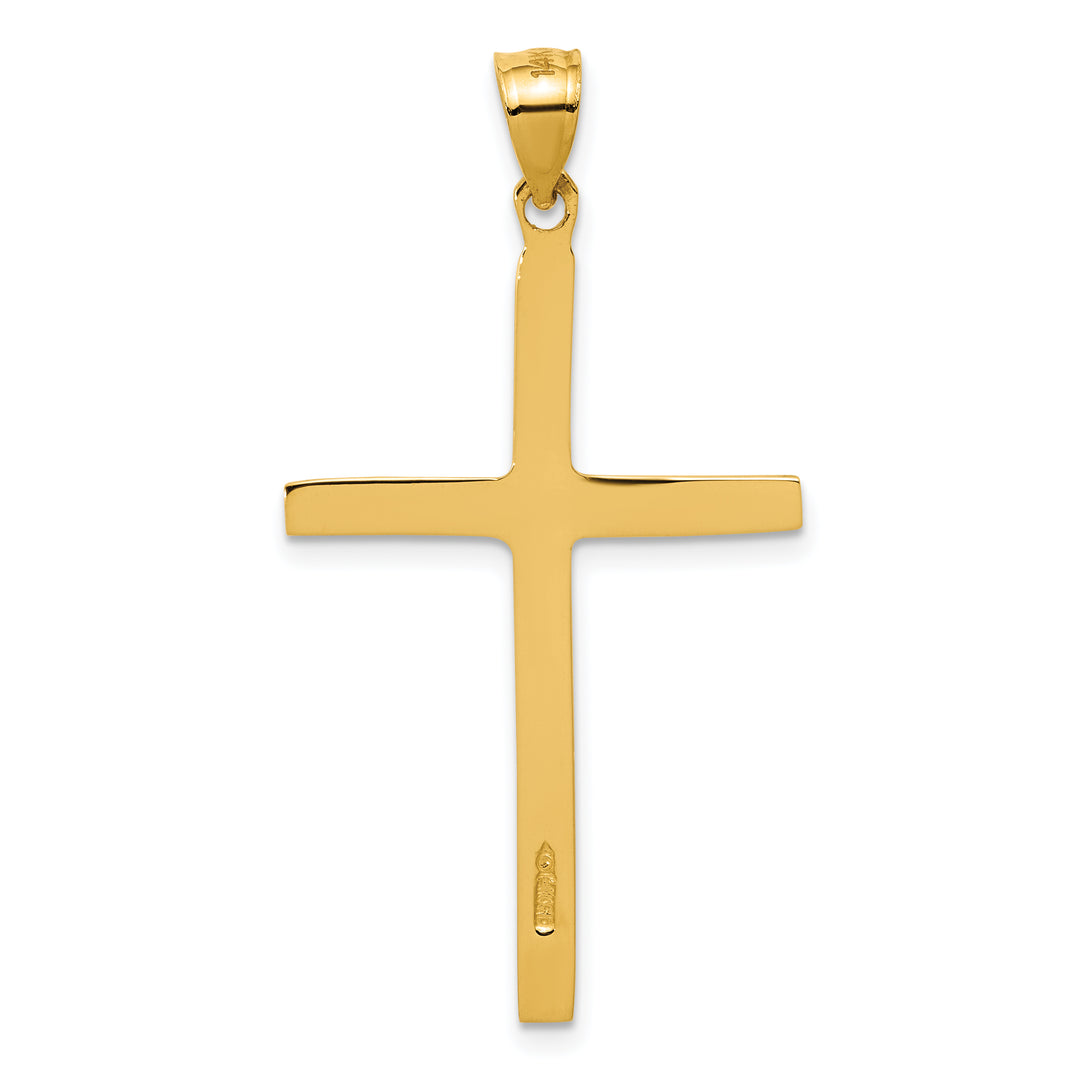 14k Polished Cross Pendant
