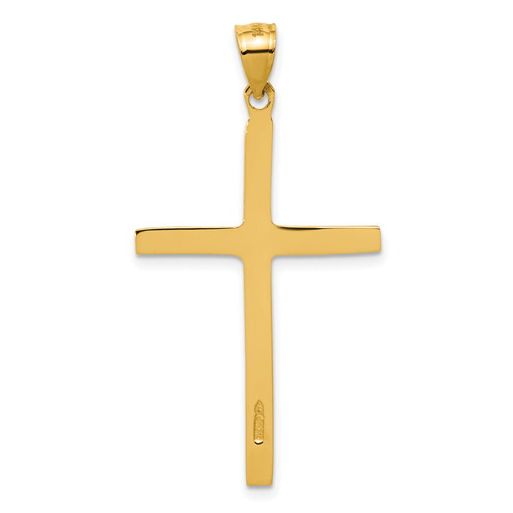 14k Polished Cross Pendant