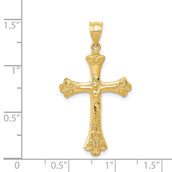 14k Crucifix Pendant