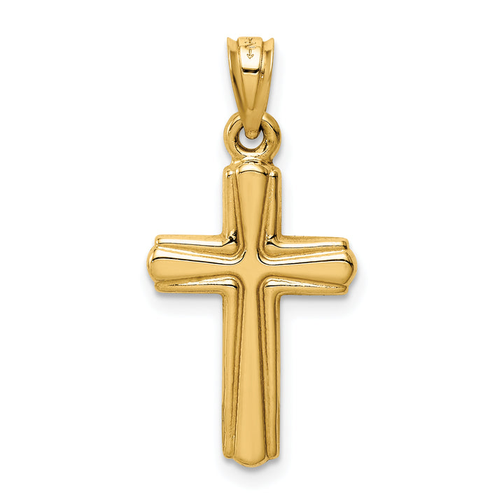 14K Reversible Crucifix Pendant