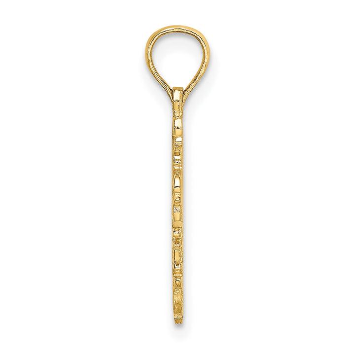 14K Cut-Out Delicate Cross Charm