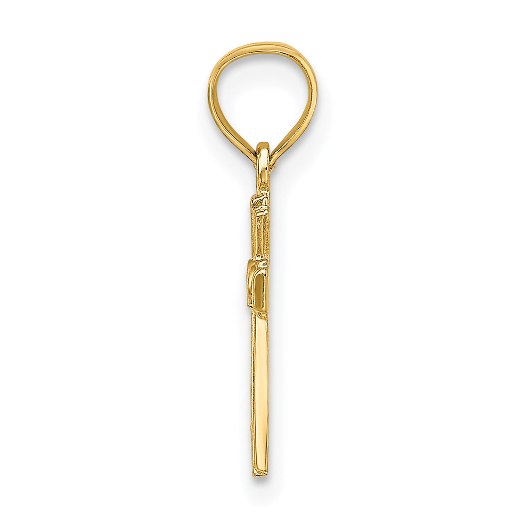 14K Mini Cross Charm