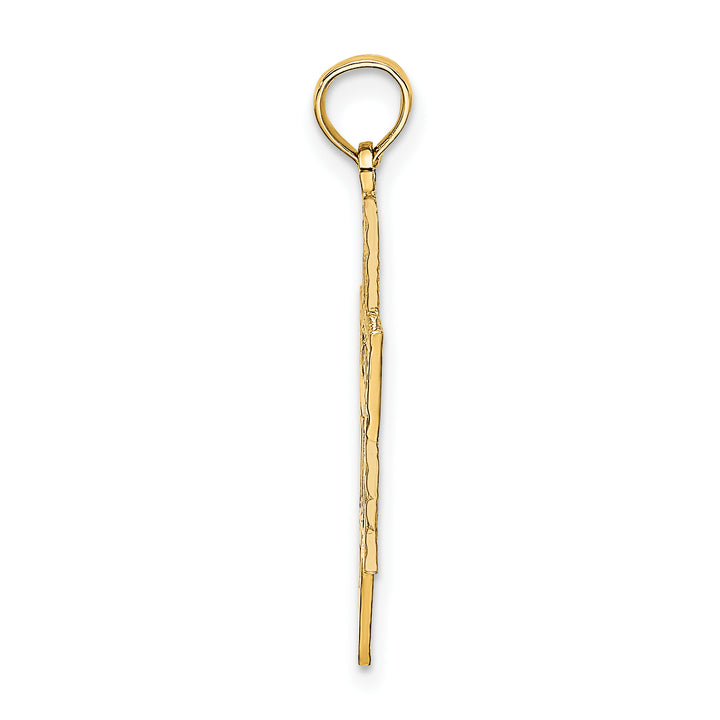 14K Star of David W/ Chi Center  Charm