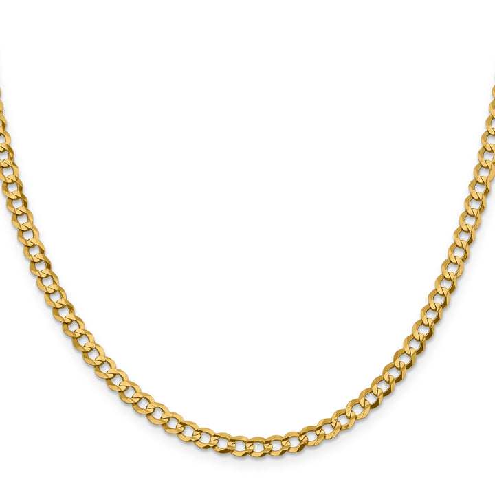 14k 4.7mm Lightweight Flat Cuban Chain