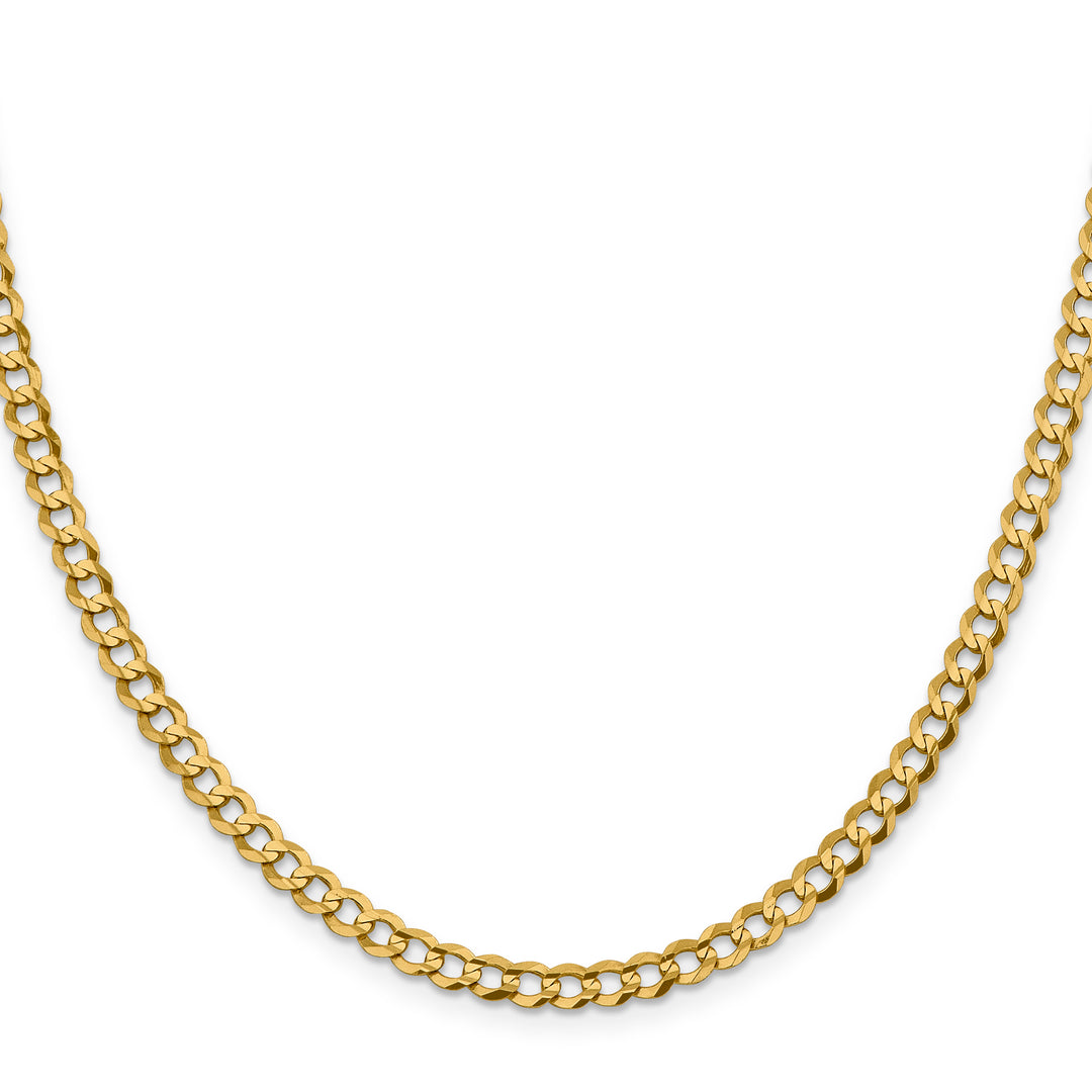 14k 4.7mm Lightweight Flat Cuban Chain