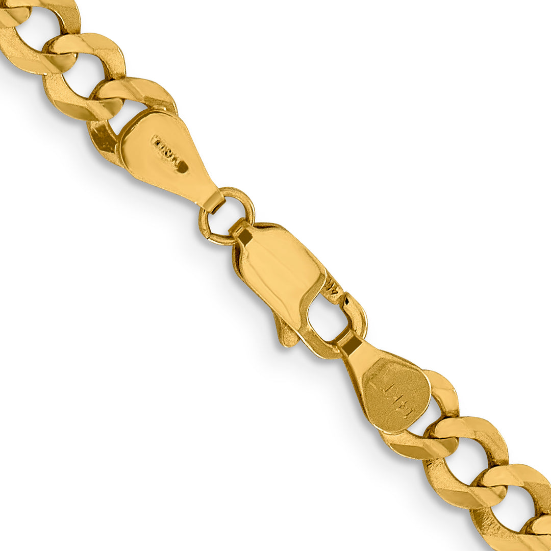 14k 5.9mm Lightweight Flat Cuban Chain