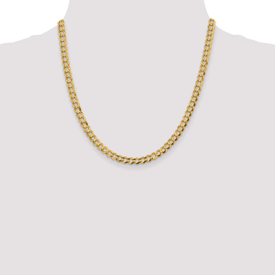 14k 5.9mm Lightweight Flat Cuban Chain