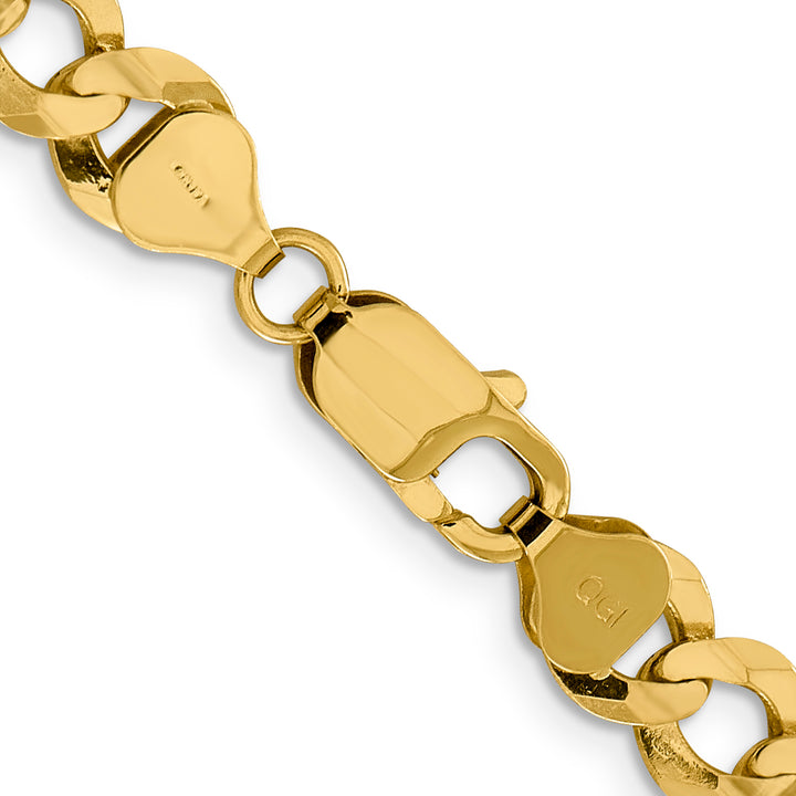 14k 8.3mm Lightweight Flat Cuban Chain