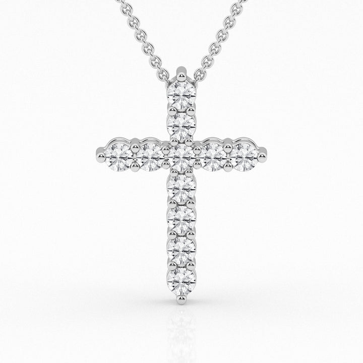1.00 cttw  Cross Pendant