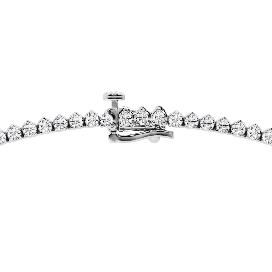14K White Gold Lab Diamond Rivera Pendant Necklace