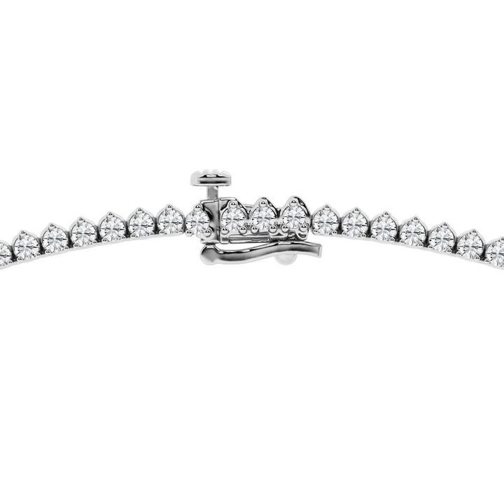 14K White Gold Lab Diamond Rivera Pendant Necklace